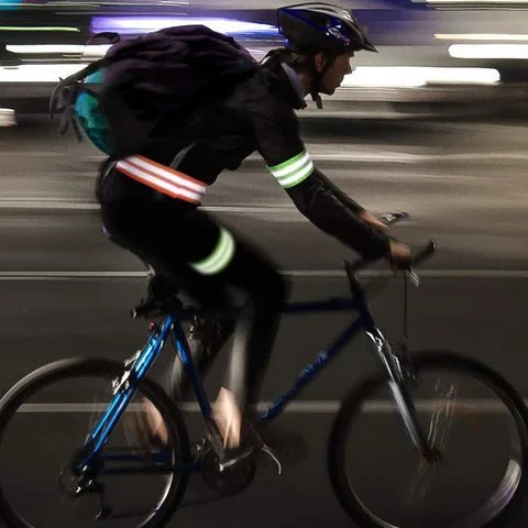 SécuritéBandesRéfléchissantesElastiques™ - Lemonde - moto - velo.com